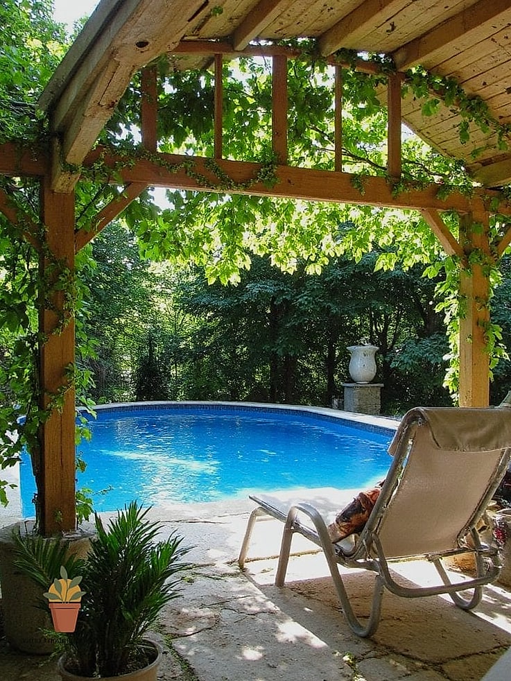 Shaded Pergola Patio