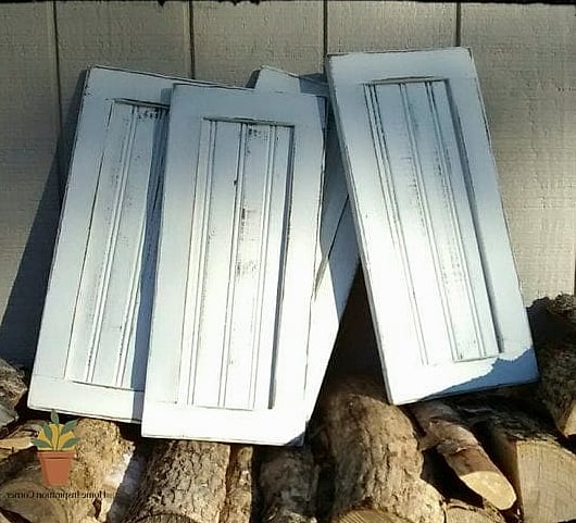 Shutters with a Beadboard Texture