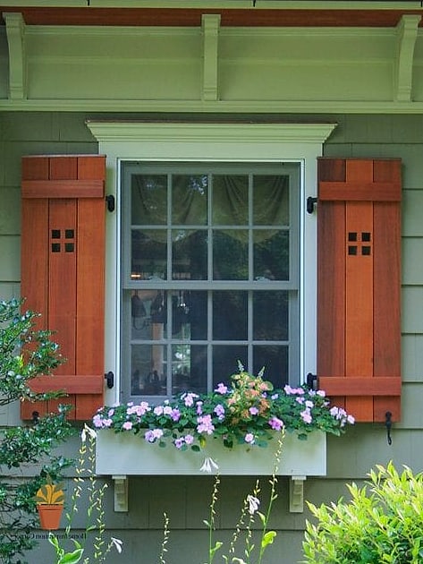 Shutters on a Craftsman Bungalow
