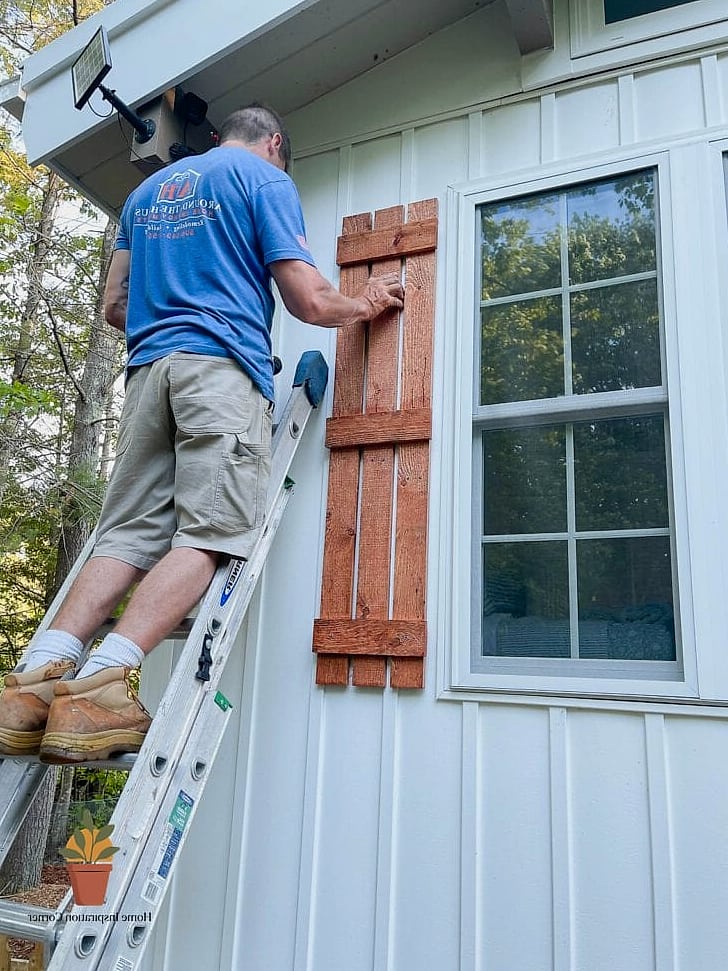 Shutters on a Second-Story Addition