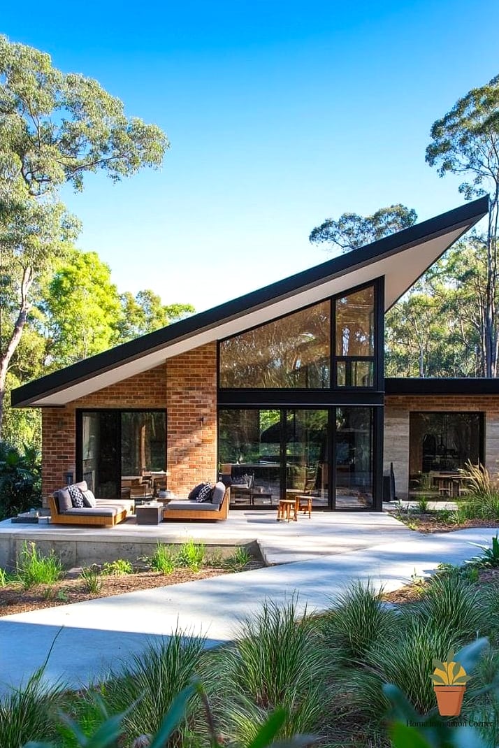 Skillion Roof with a Steep Angle