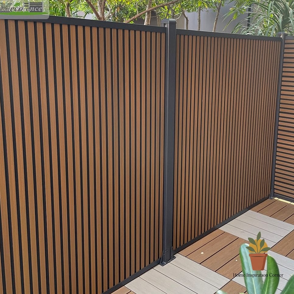 Slatted Composite Fence Panels