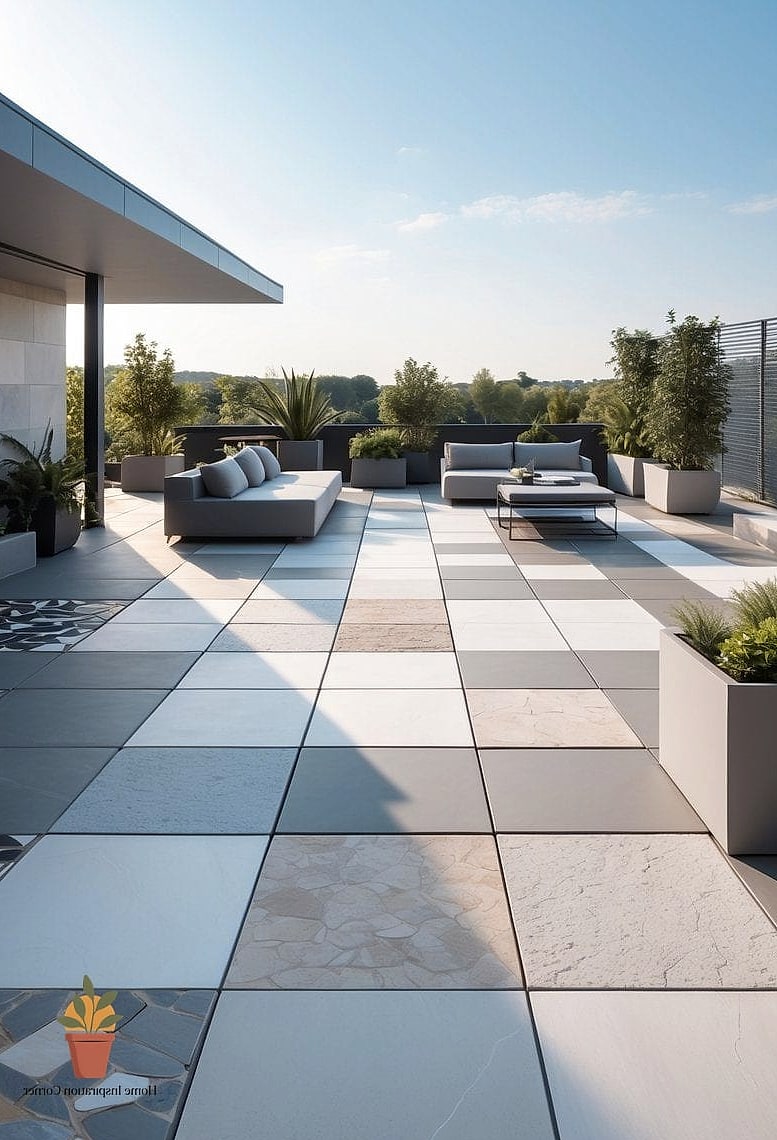 Sleek Large-Format Porcelain
