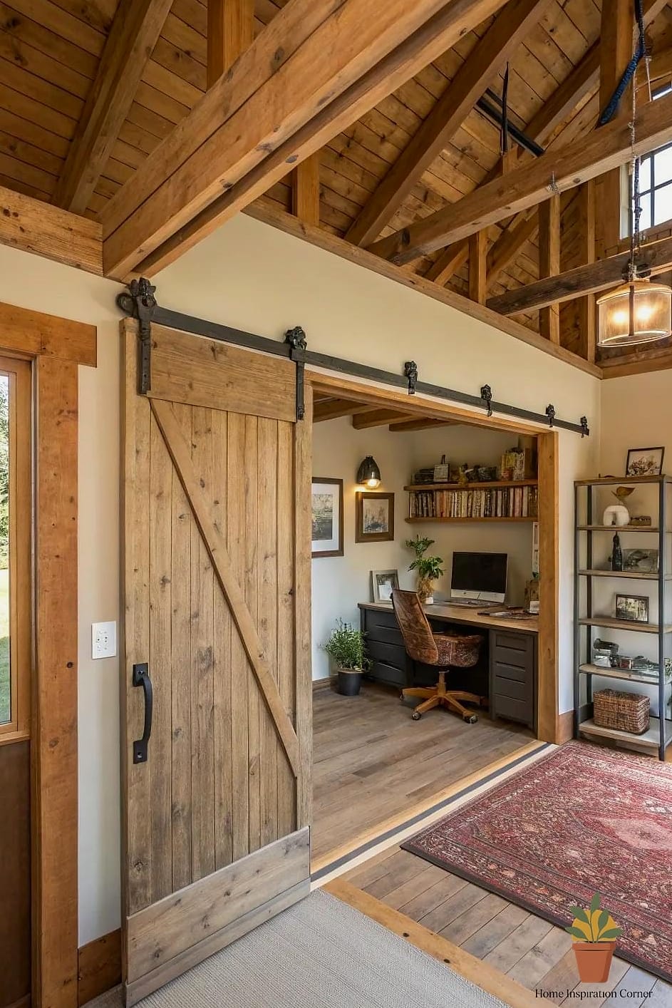 A Sliding Barn Door for the Entry