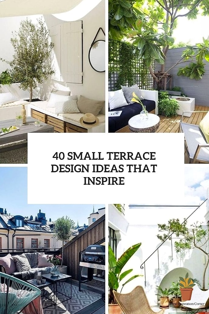 18 Outdoor Terrace Design Photos That Will Inspire Your Next Project 12 Small Balcony Terrace with Vertical Gardening