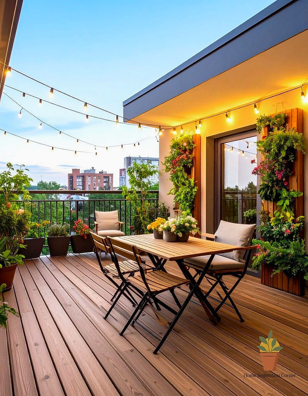 Small Balcony Patio Makeover