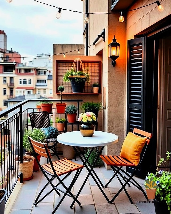 A Small Bistro Set for Coffee and Conversation