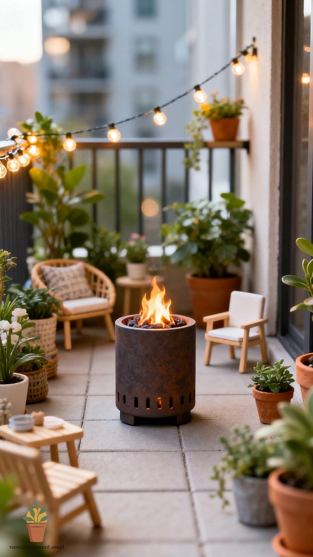 A Small Fire Pit or Fire Bowl