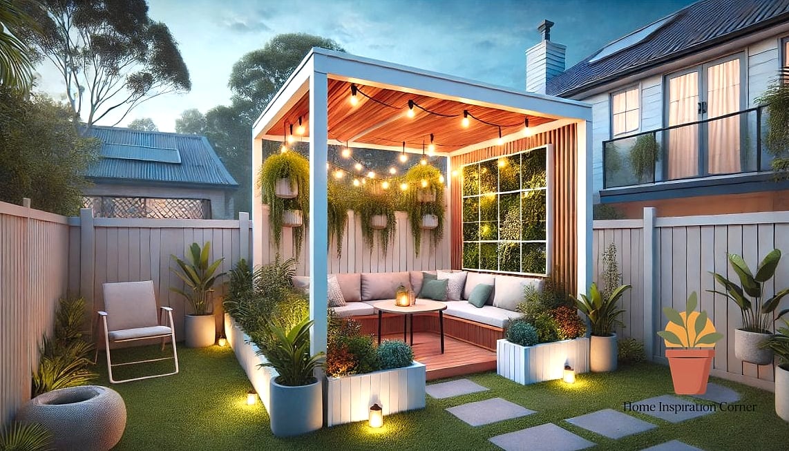 Small Pergola for a Patio Corner