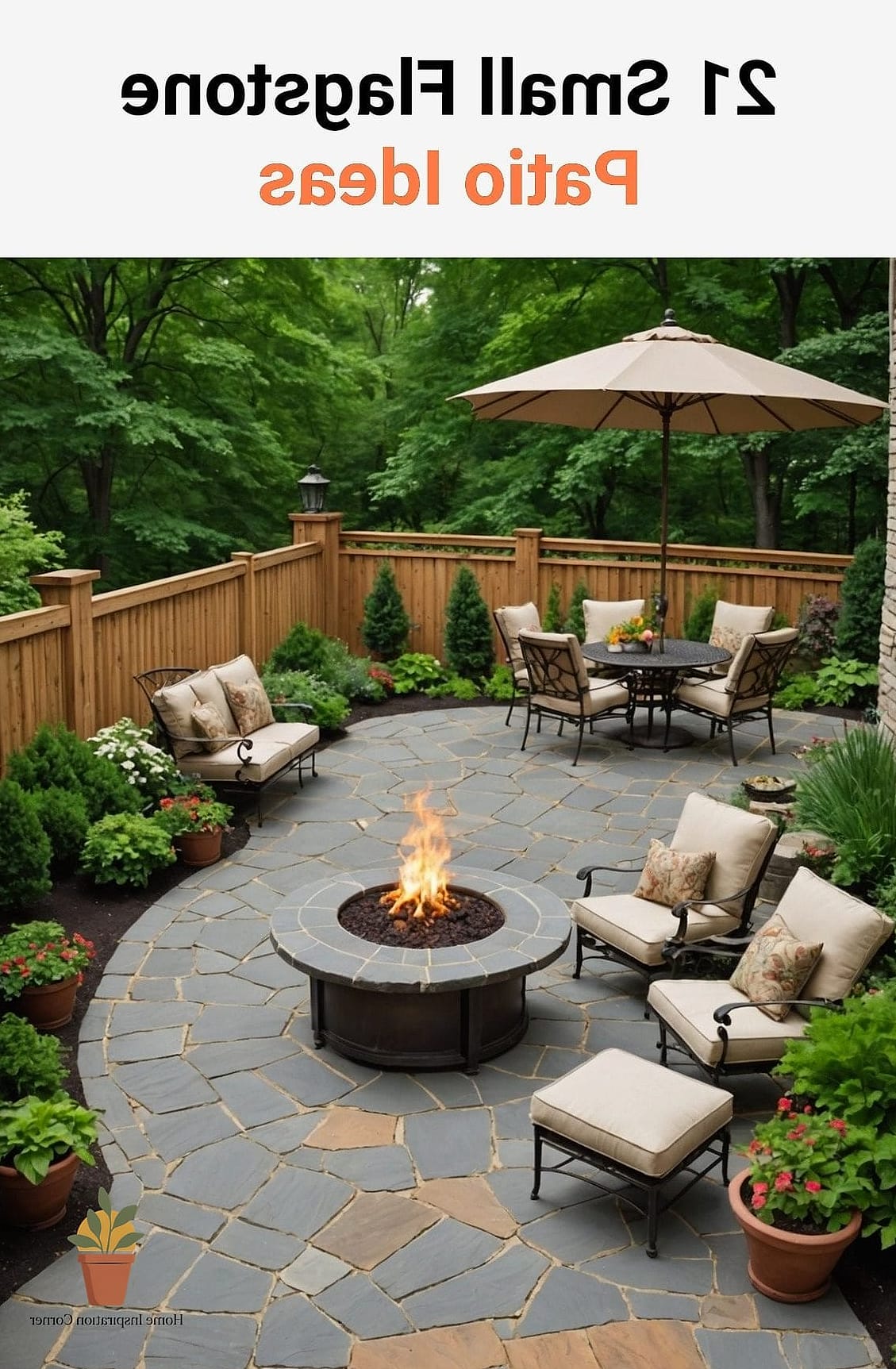 Small-Scale Flagstone Patio for Balconies or Courtyards