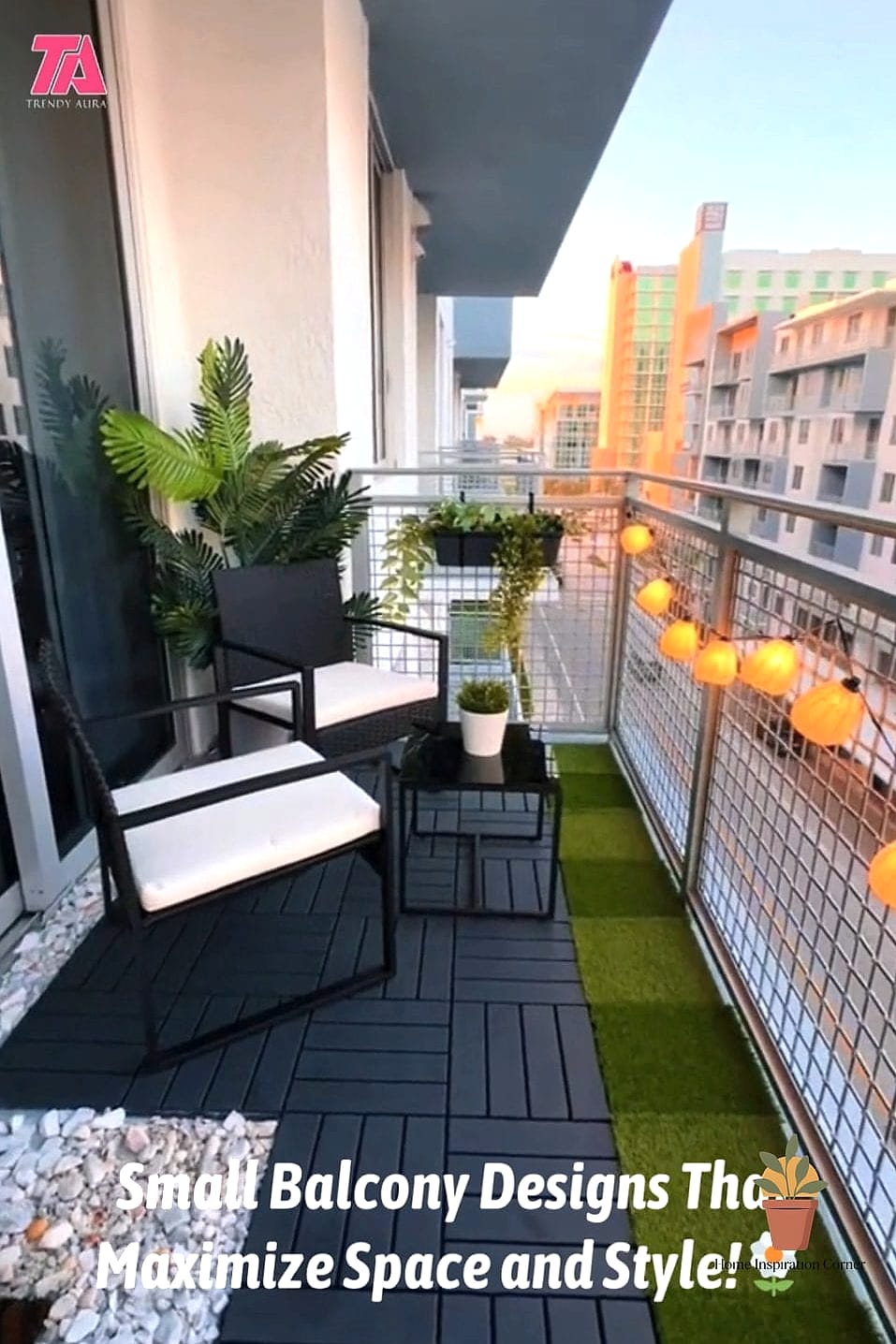 11 Balcony Design Exterior Inspiration Boards You'll Want to Copy 10 Small-Space Balcony with Fold-Down Furniture