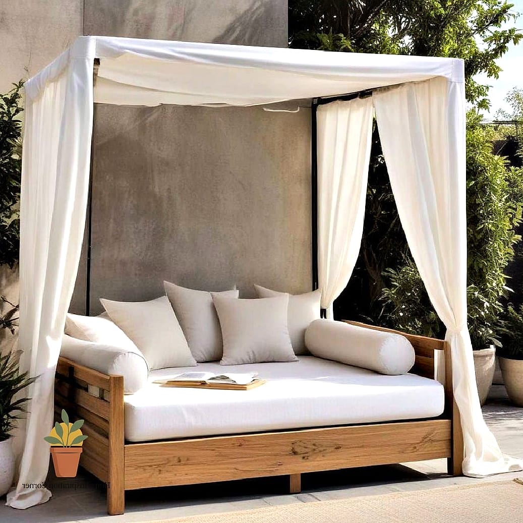 21 Outdoor Daybed Inspiration Boards You'll Want to Copy 19 Small-Space Daybed for Balconies