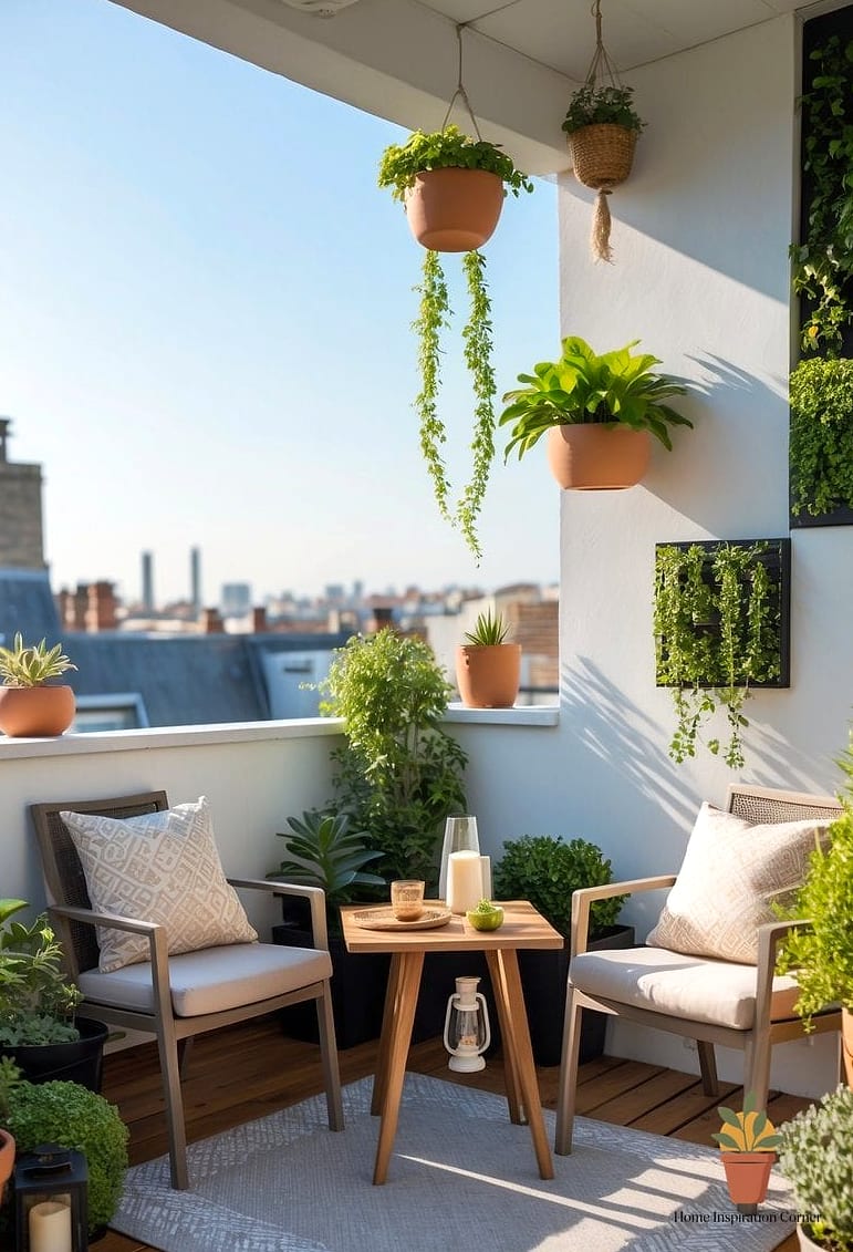 23 Cozy Terrace Ideas Ideas That Work in Any Size Home 15 A Small Water Feature