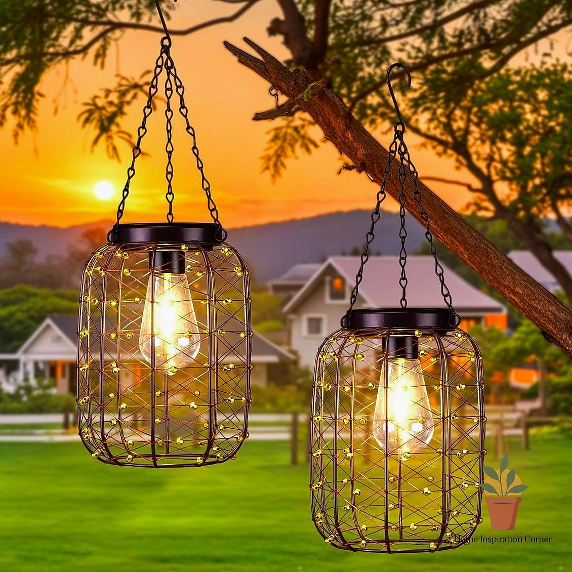 Solar Lanterns on the Table