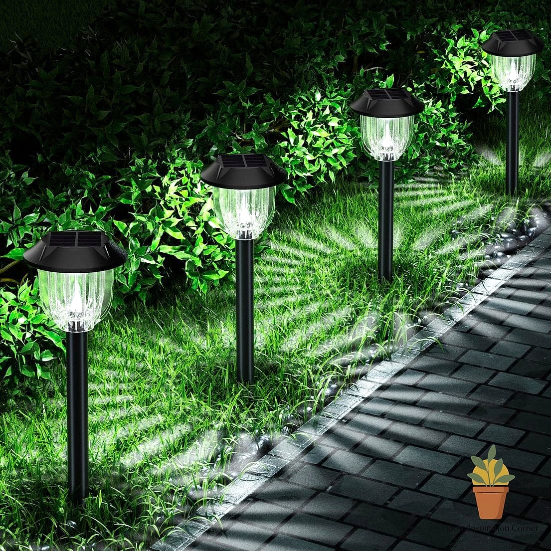Solar-Powered Accent Lights