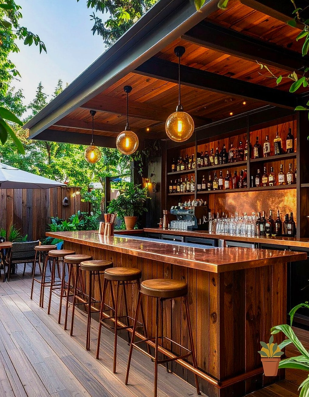 30 Backyard Bar Ideas Designs That Maximize Style and Function 19 Speakeasy-Style Hidden Bar Behind a Wall Panel