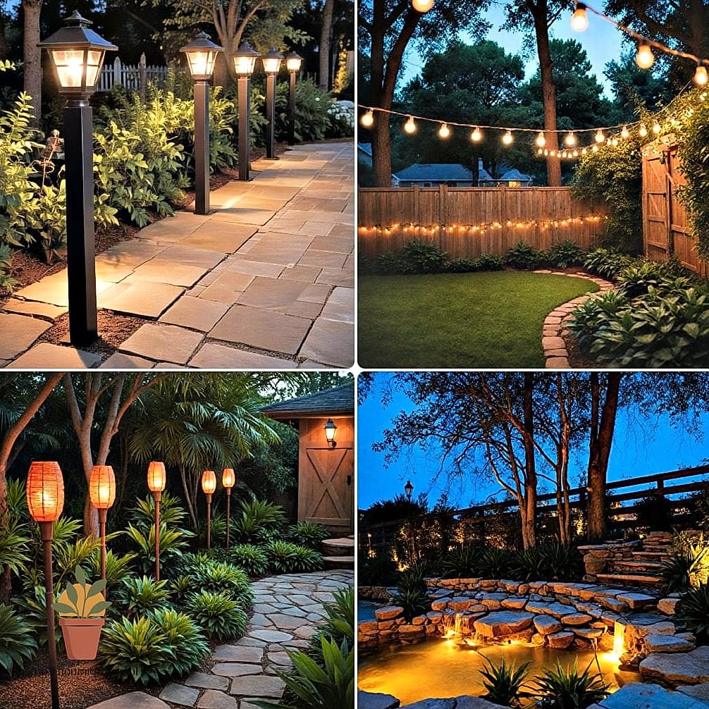 Spotlights on Garden Beds and Water Features