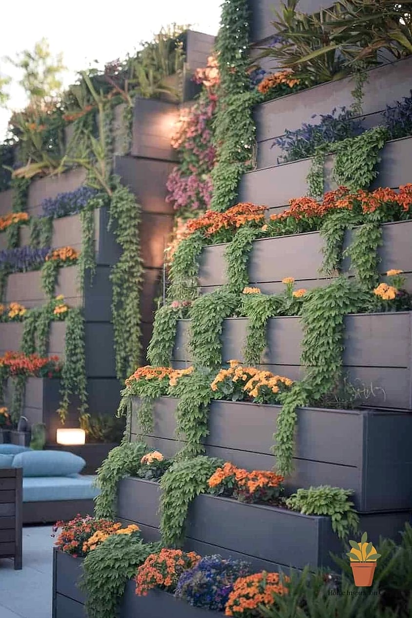 Stacked Planter Box Dividers