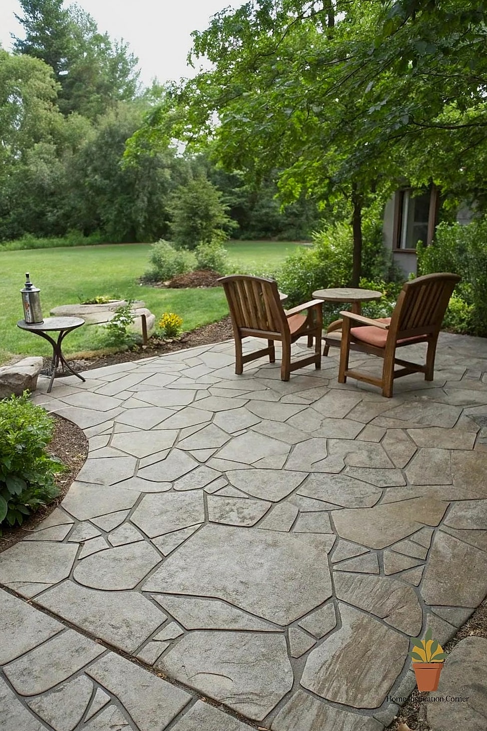 Stamped Concrete Look with a Rubber Stamp Kit