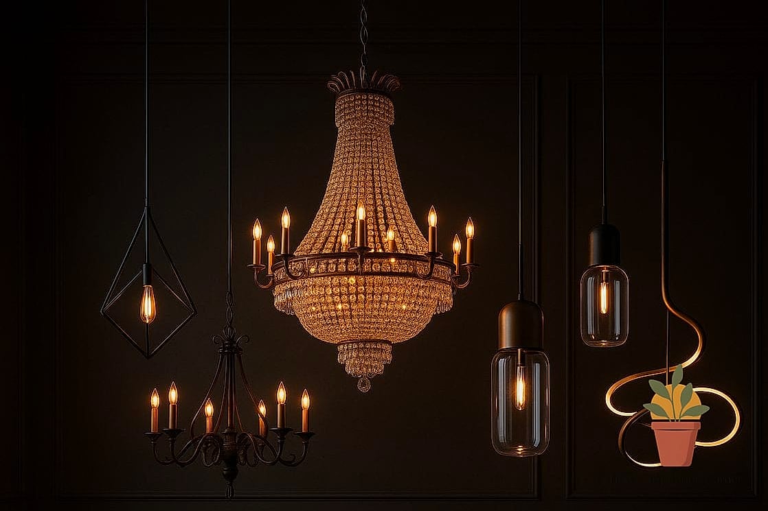 Statement Chandelier for Covered Terraces