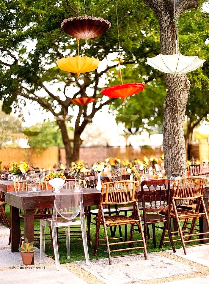 Statement Umbrellas or Shade Sails
