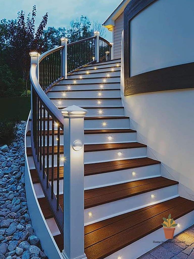 Step Lighting for Outdoor Staircases