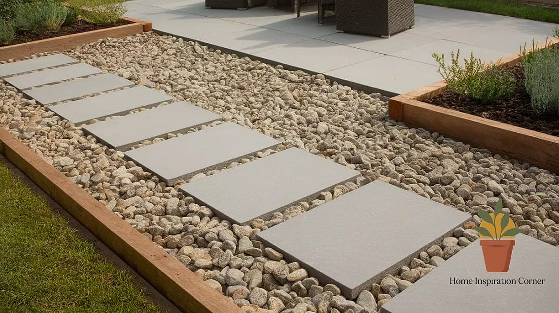 Stepping Stone Pathway Patio