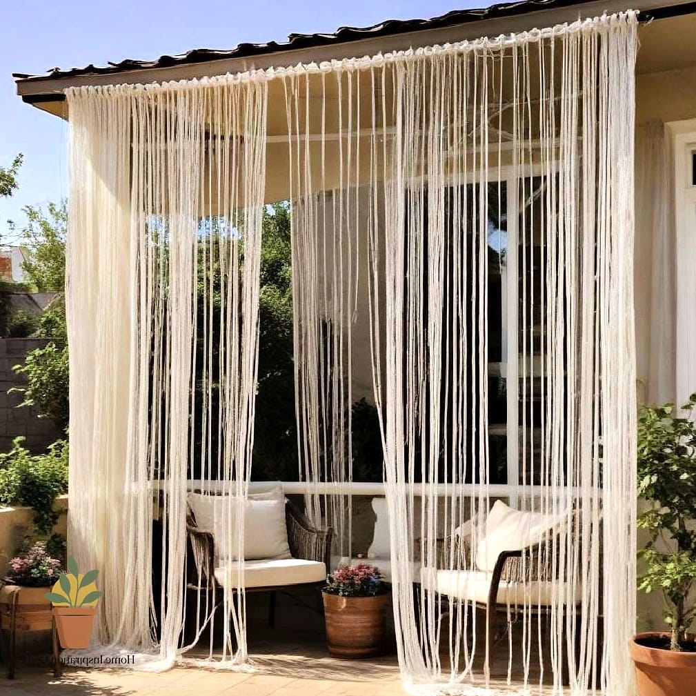 String Curtain Room Divider