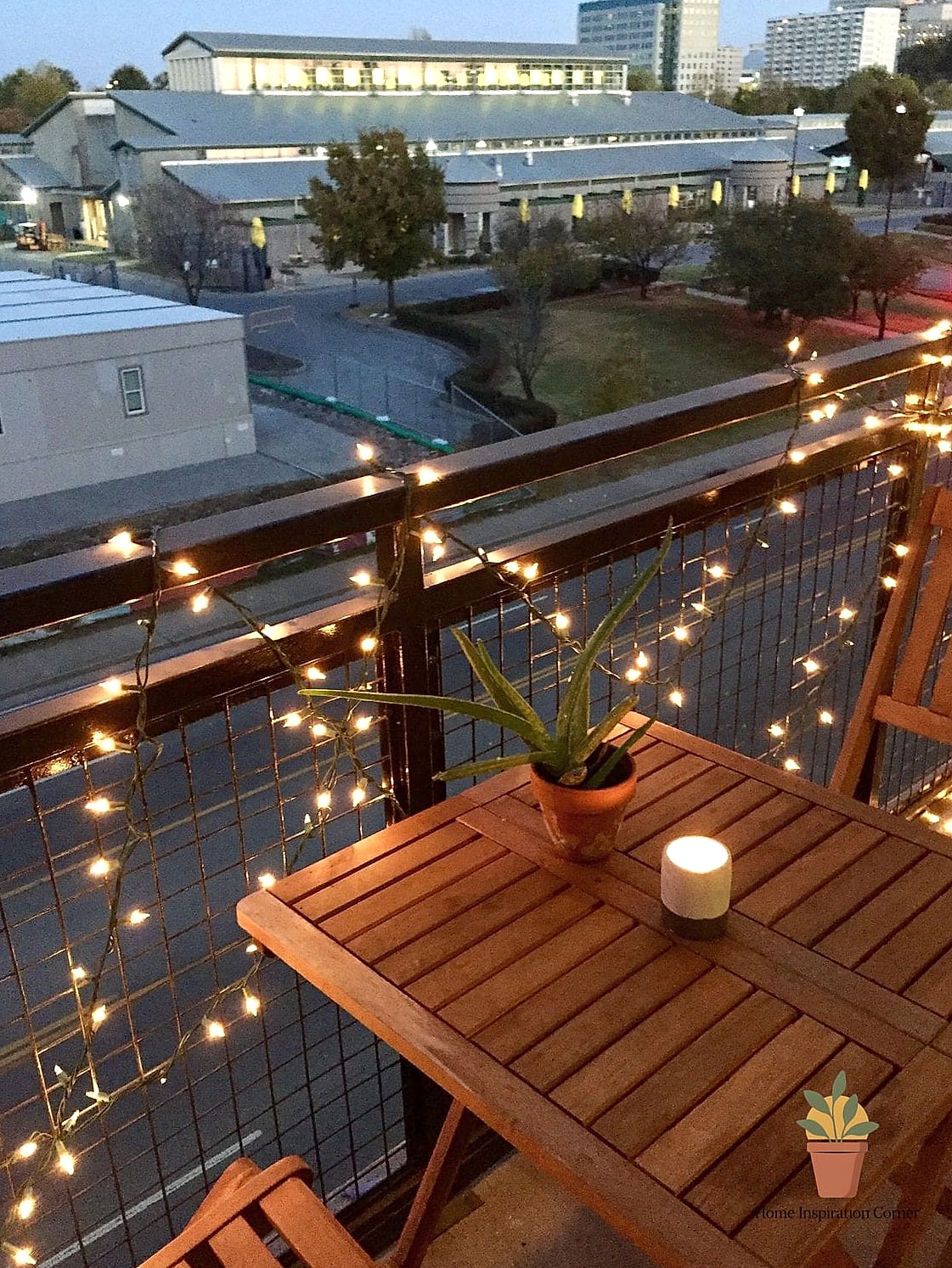 String Lights Draped in Layers