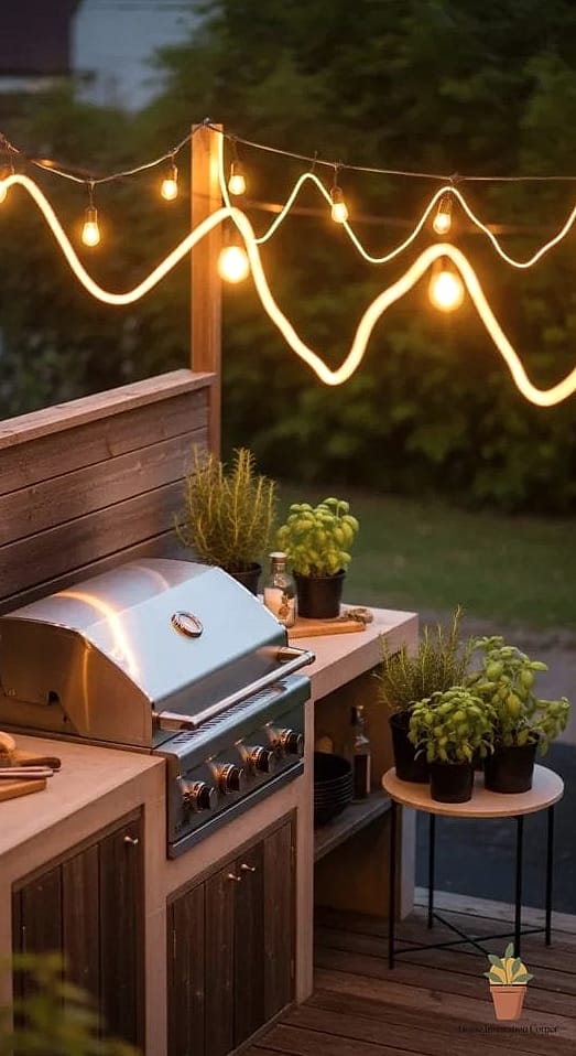 String Lights and Lantern Lighting
