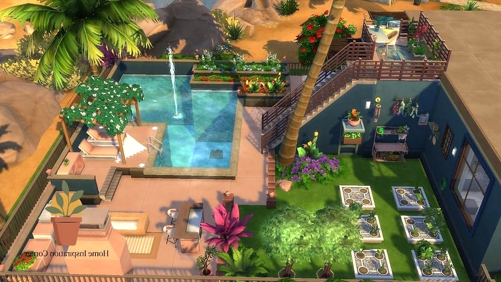 27 Sims 4 Backyard Ideas Designs That Maximize Style and Function 2 Sunken Conversation Pit with Fire Feature