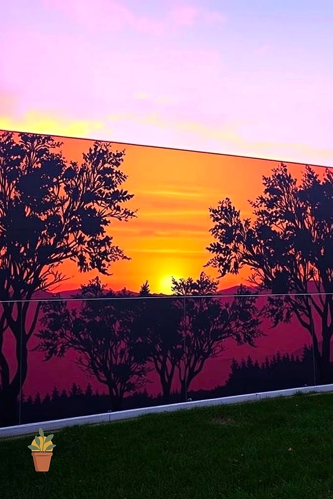 Sunset Gradient Wash Walls