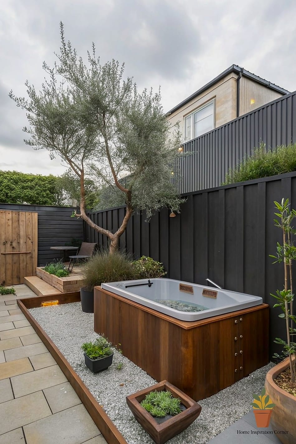 Swapping Gravel for Stamped Concrete