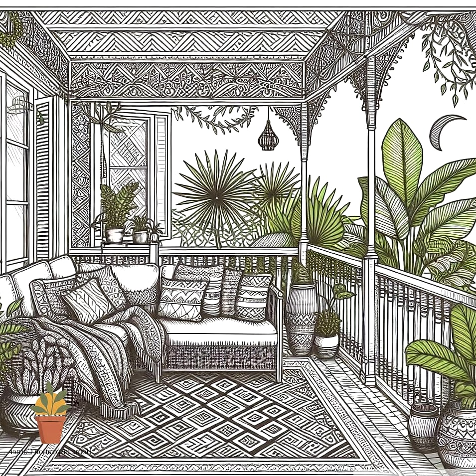 Symmetrical Planter Border Sketches
