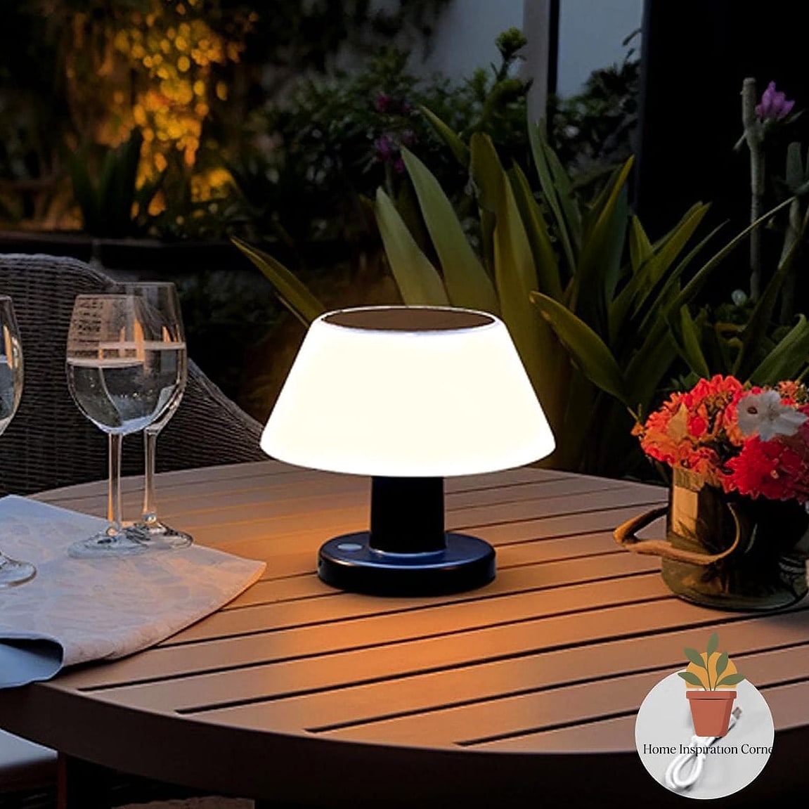 14 Outdoor Patio Lighting Ideas Tips From Top Interior Designers 13 Tabletop Lamps Rated for Outdoor Use