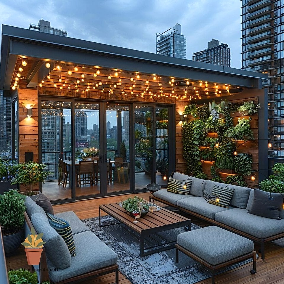Terrace with Mixed Seating Heights