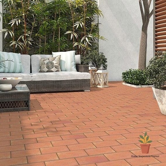 Terracotta-Inspired Ceramic Tile