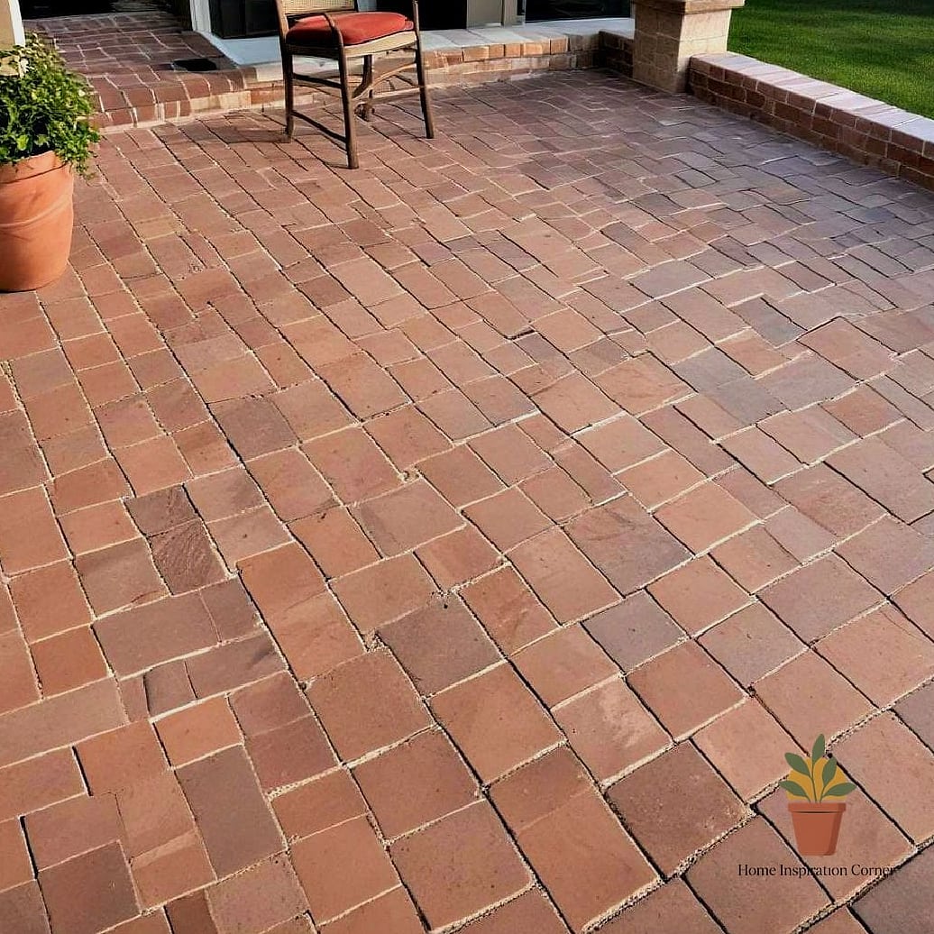15 Outdoor Pavers Looks We're Obsessed With This Year 14 Terracotta Pavers