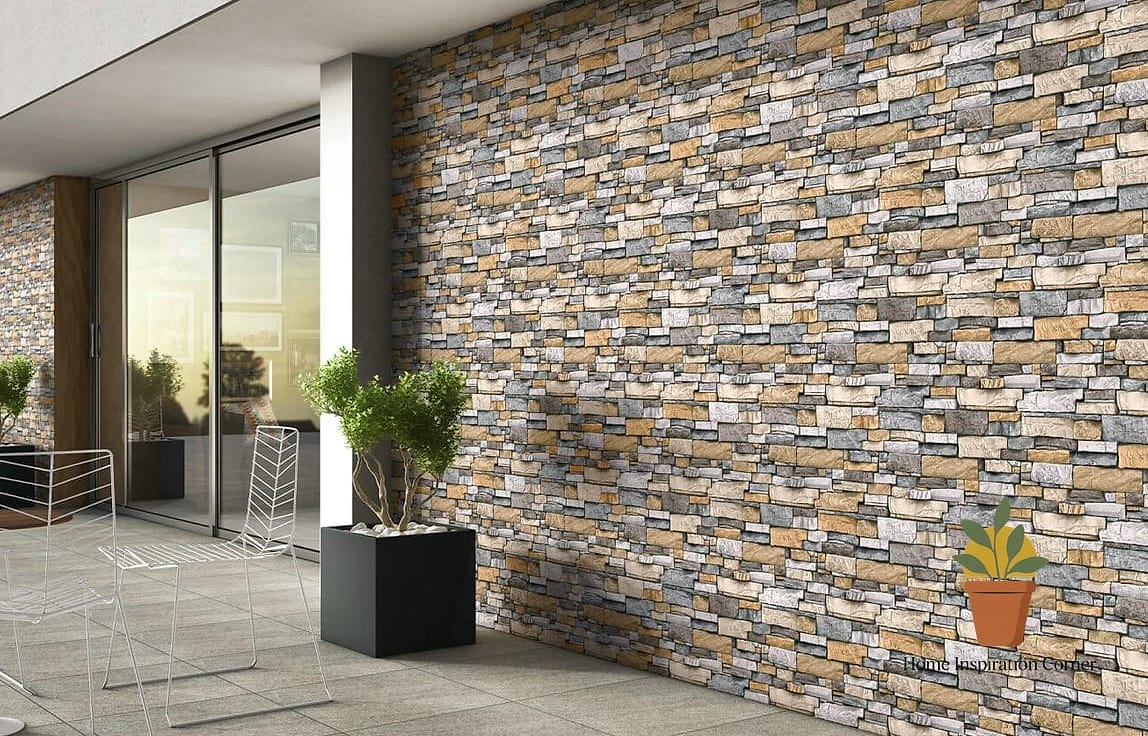 Textured Stone-Look Porcelain Panels