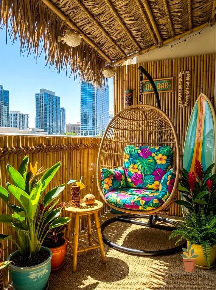Thatched or Tiki-Style Roof