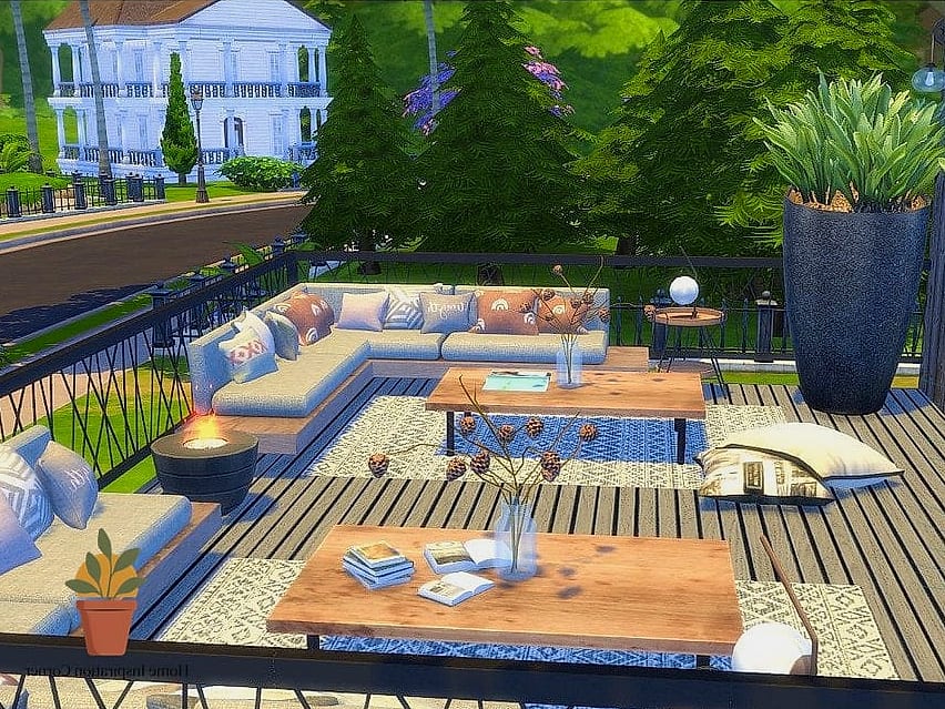27 Sims 4 Backyard Ideas Designs That Maximize Style and Function 22 Tiered Terrace Garden