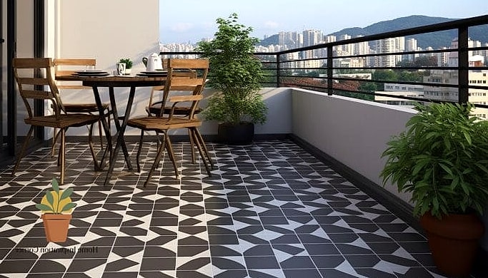 Tile-Backed Grill Wall