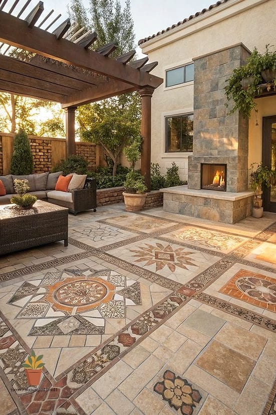 Tiled Accent Wall