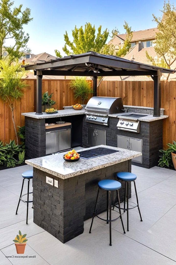 The Tiled Prep and Serve Station