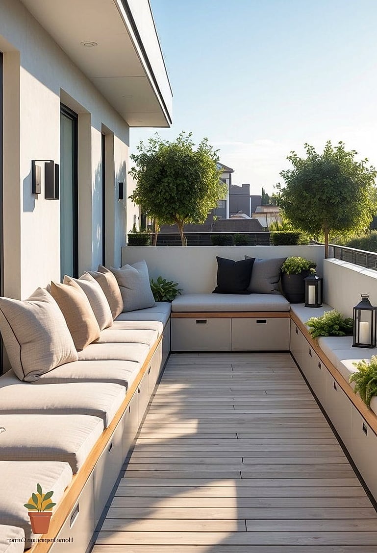 Try a Built-In Bench with Hidden Storage
