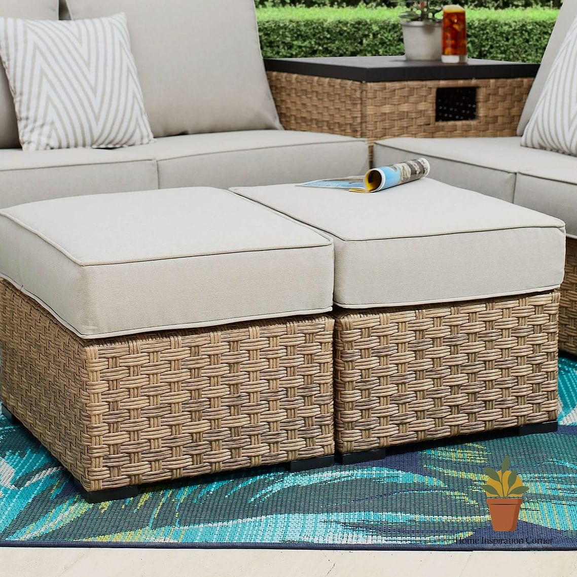 Two-in-One Ottoman Tables