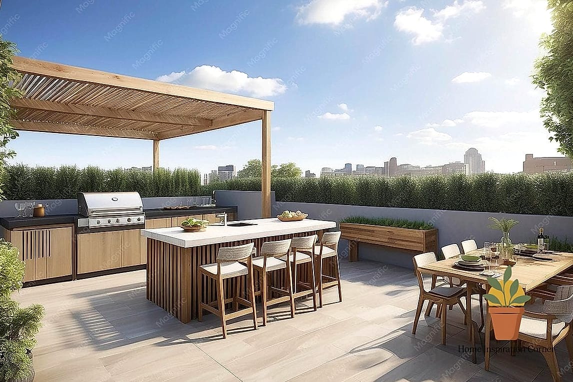 Two-Tier BBQ Platform