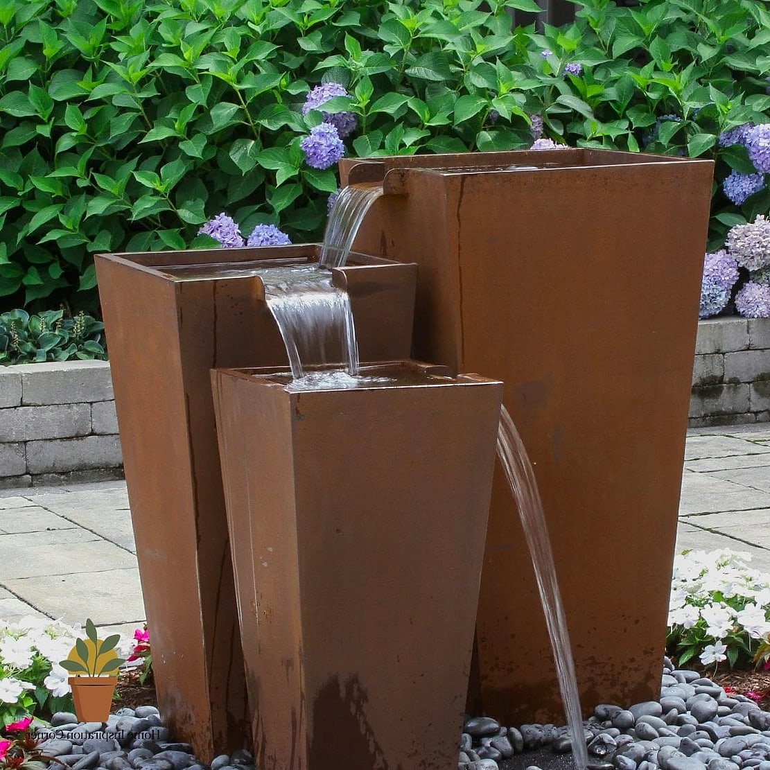 Two-Tier Urn Fountains