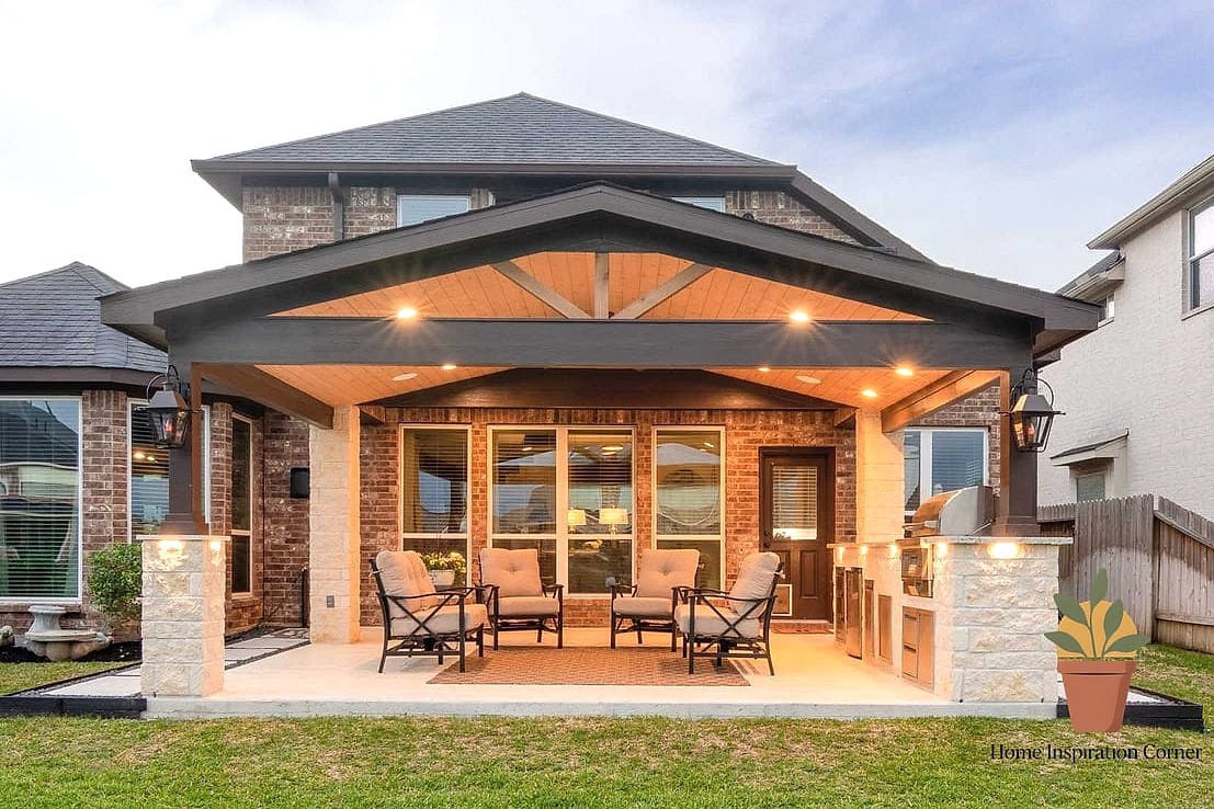 Two-Tier Gable Roof Techado