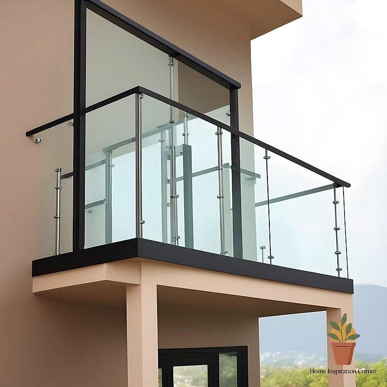 Two-Tone Glass and Metal Mesh Combo